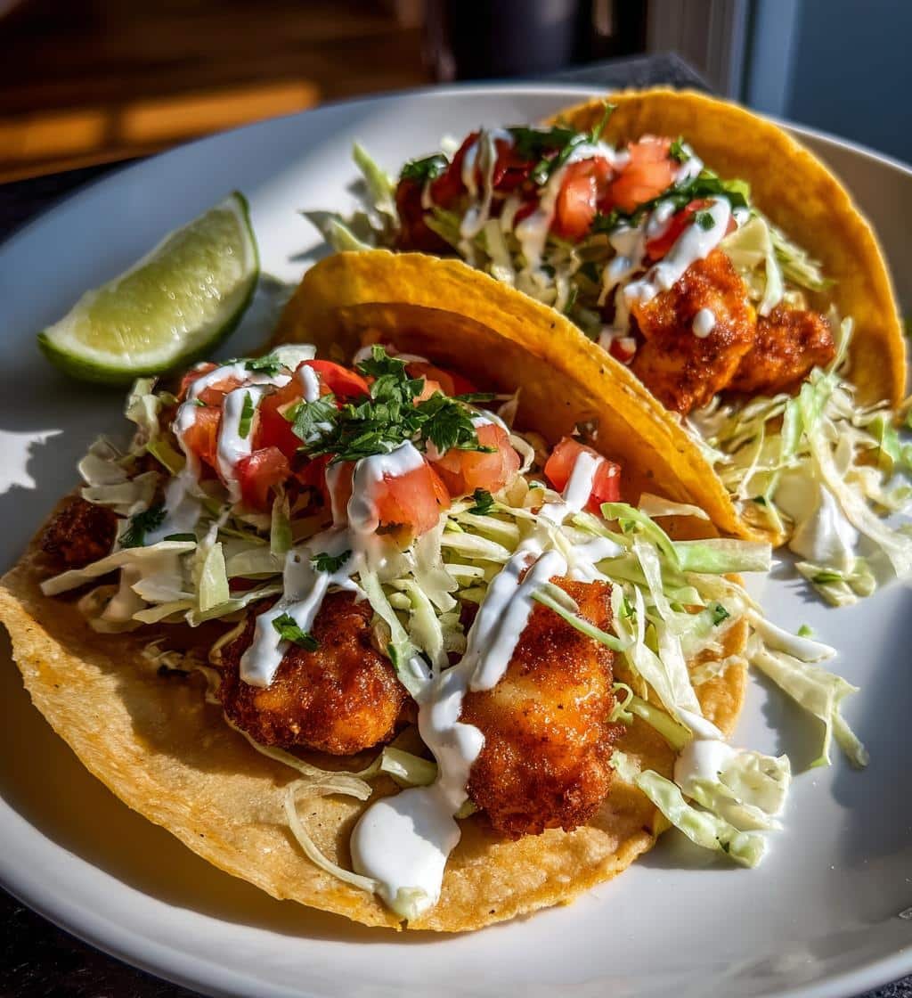 Air fryer Fish Tacos Crispy