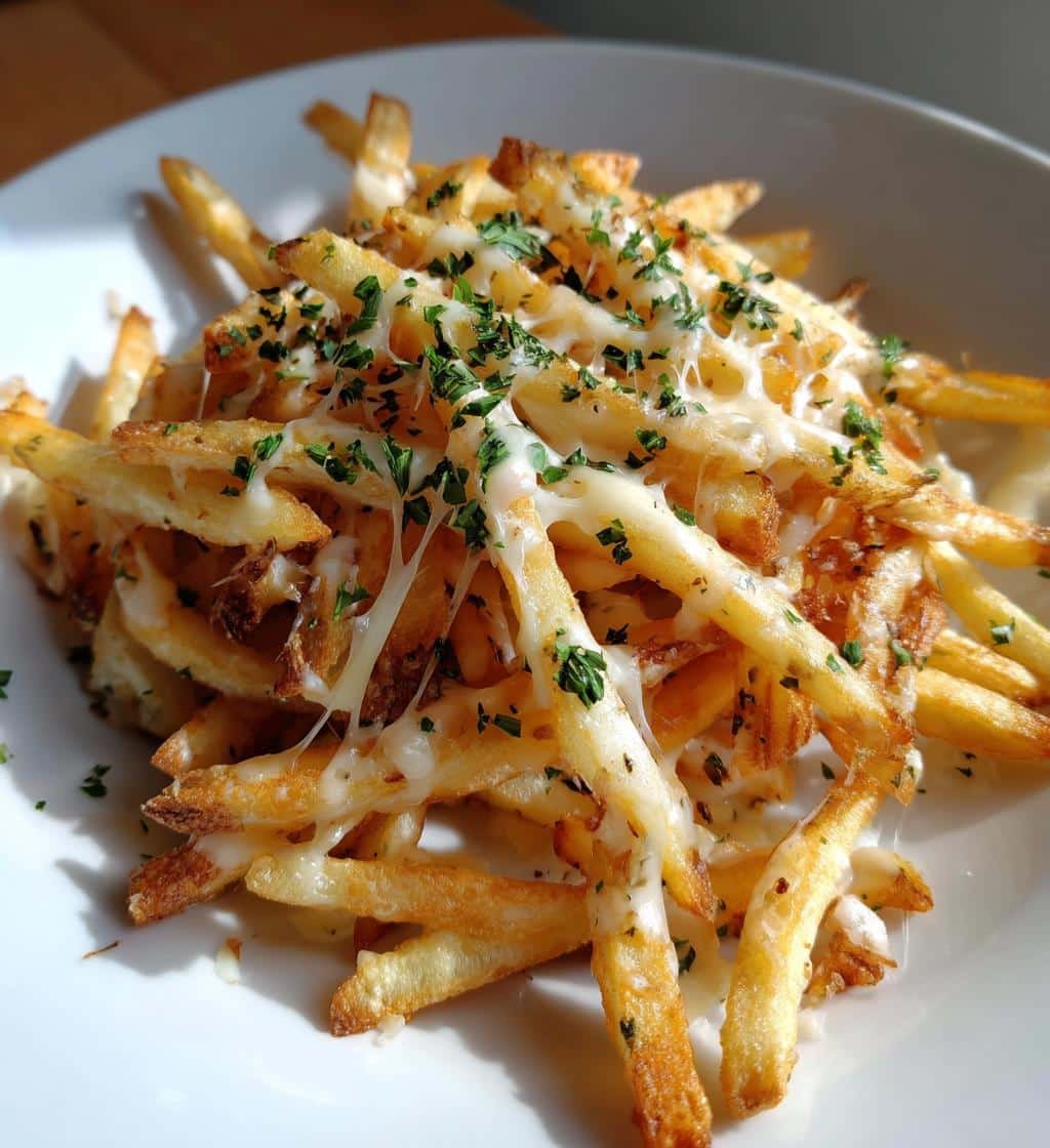Air fryer Garlic Herb Gruyere Fries - detail 1