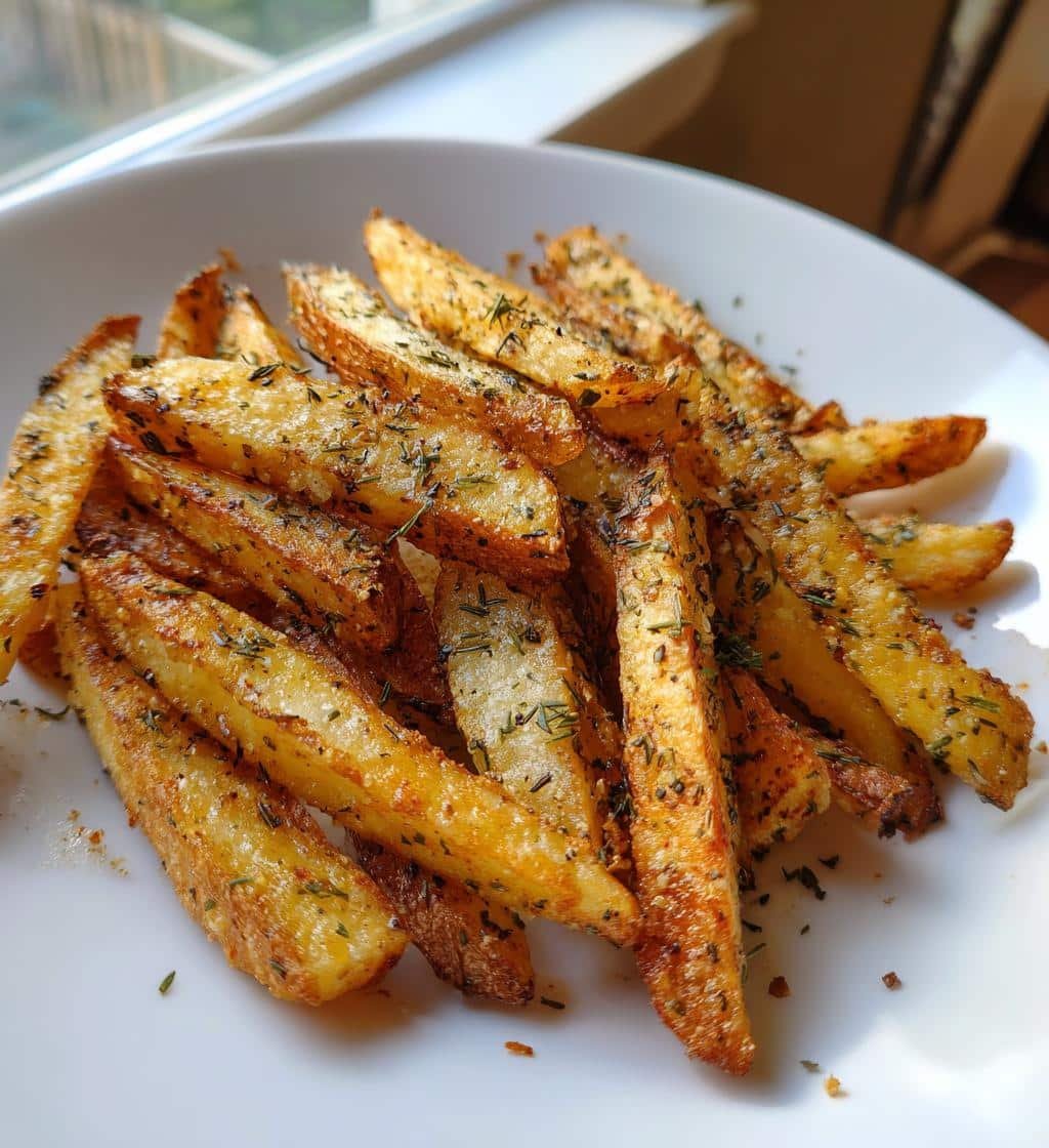 Air fryer Garlic Mustard Herb Fries - detail 1
