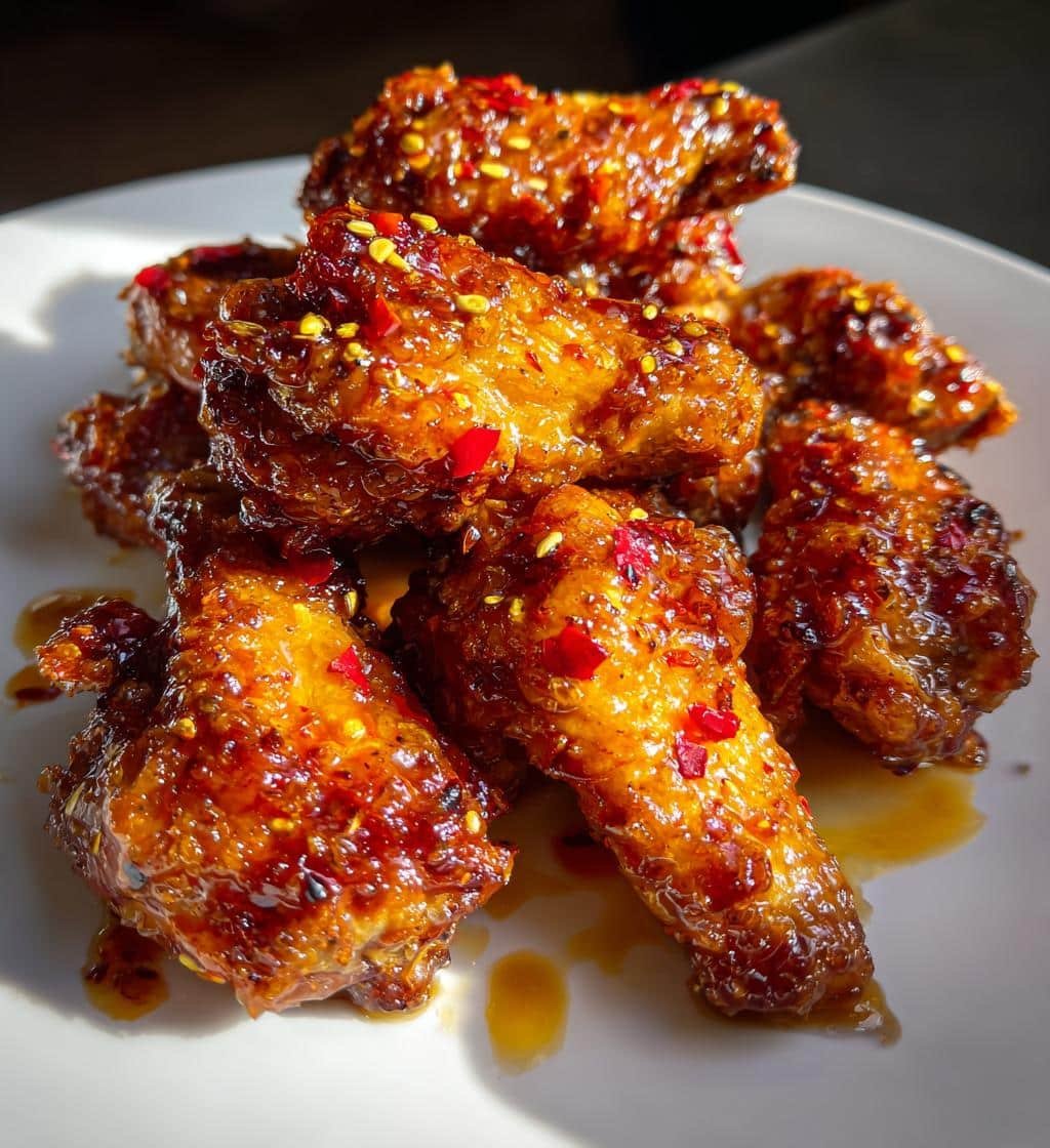 Air fryer Hot Honey Lemon Pepper Wings - detail 1