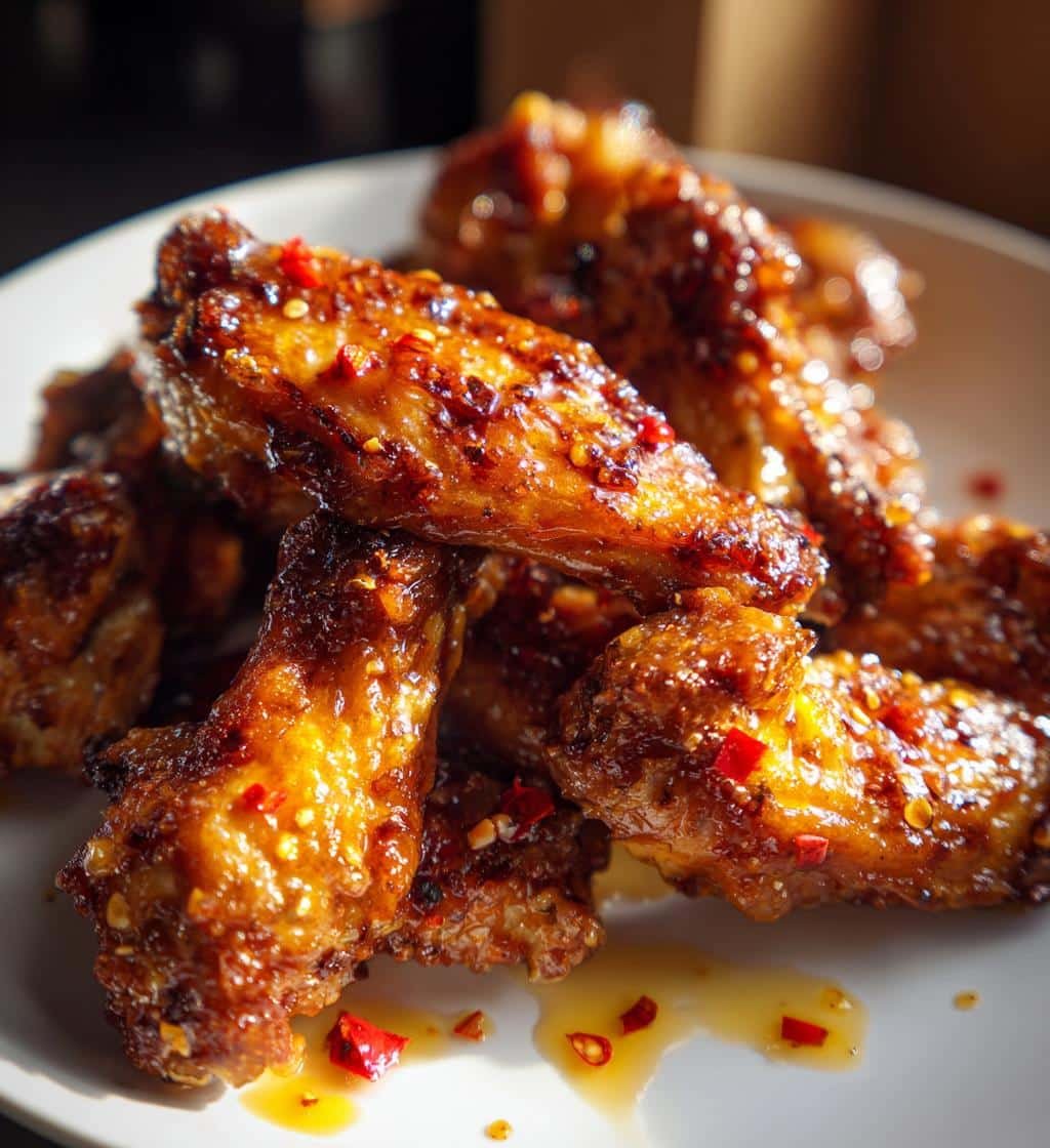 Air fryer Hot Honey Lemon Pepper Wings