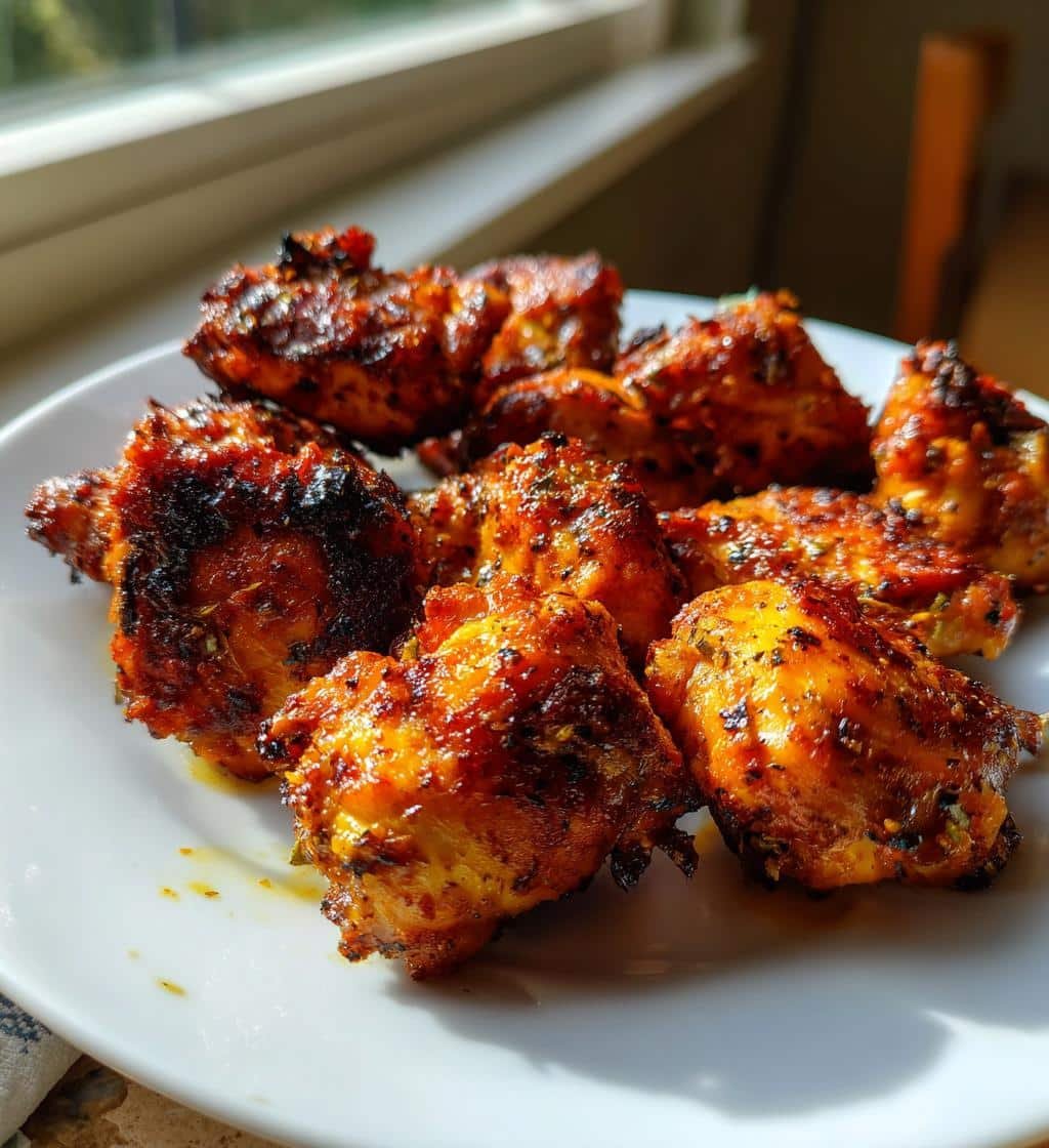 Air fryer Jerk chicken bites