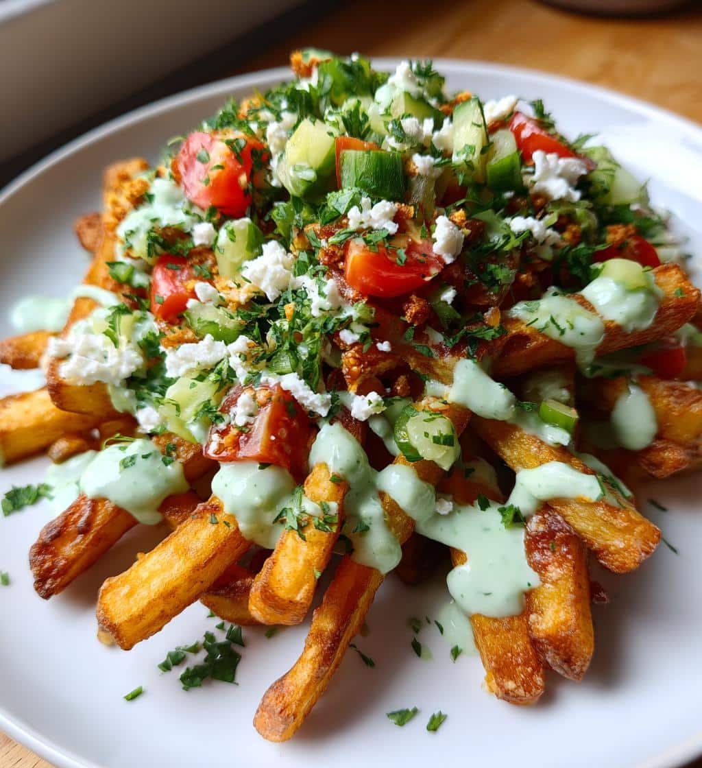 Air fryer Loaded Green Goddess Fries - detail 1