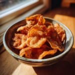Air fryer Pork Rind Seasoned Crisps