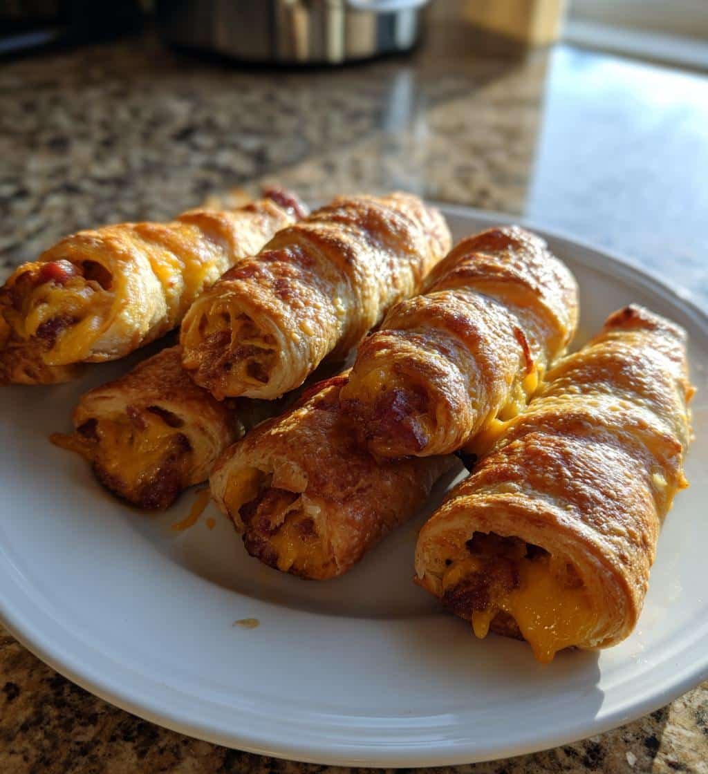 Air fryer Sausage & Cheddar Breakfast Sticks - detail 1