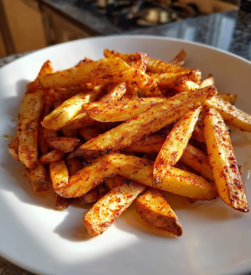 Air fryer Smoked Mesquite BBQ Fries