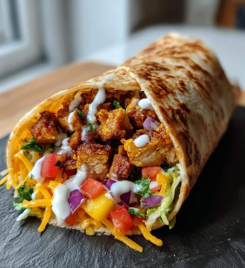 Air fryer Southwest Chicken Wraps - detail 1
