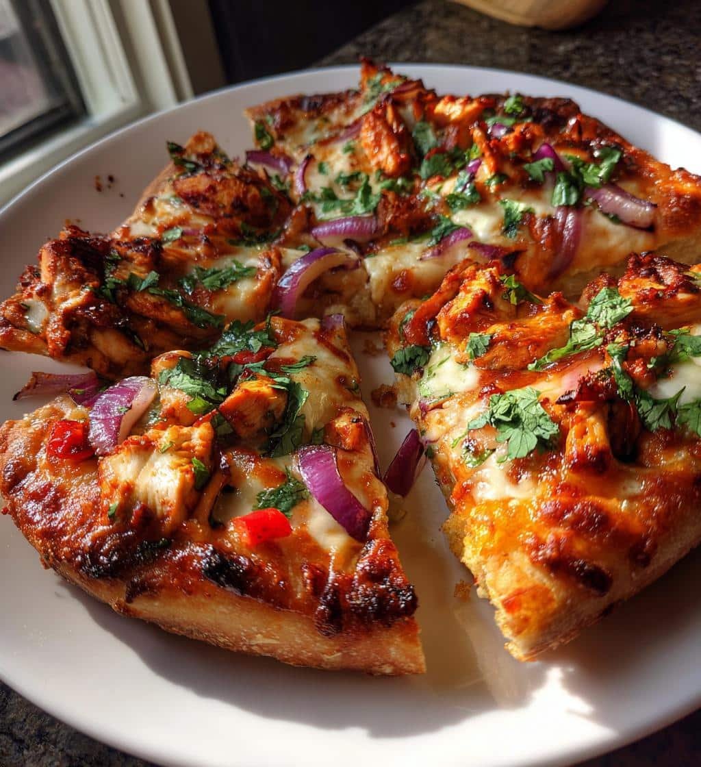 Air fryer Tandoori Chicken Pizza