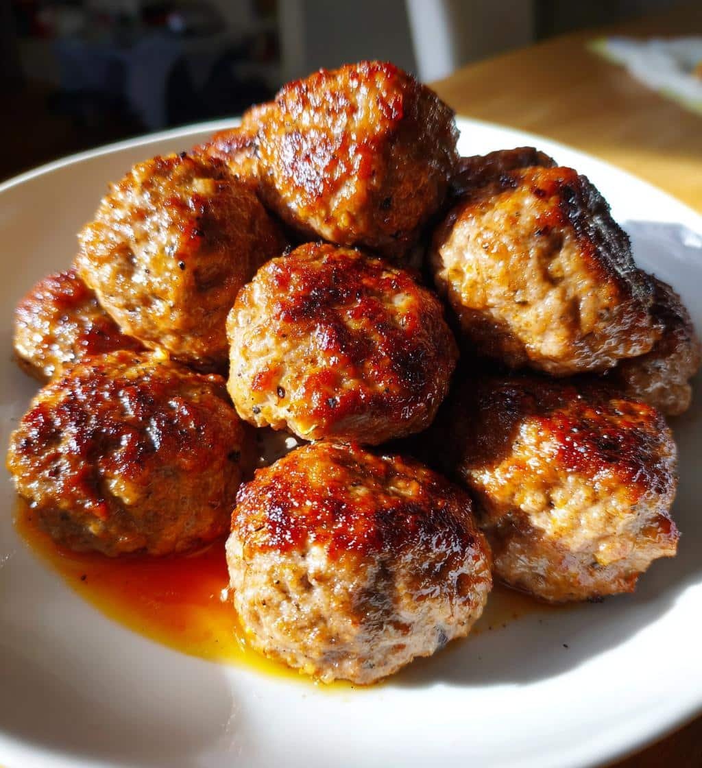 Air fryer Turkey Meatballs  Italian - detail 1