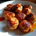 Air fryer Turkey Meatballs Italian
