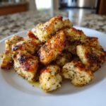Air fryer lemon pepper chicken bites