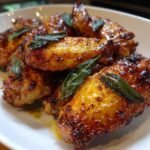 Brown Butter Sage Air Fryer Wings