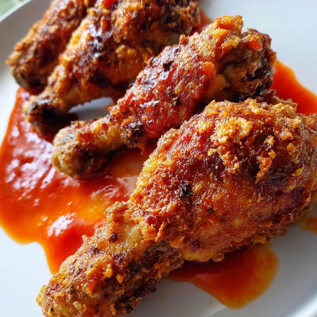 Buffalo Air Fryer Drumsticks (Hot Sauce)