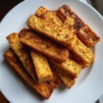 CAir Fryer rispy Tofu Fries (High Protein)