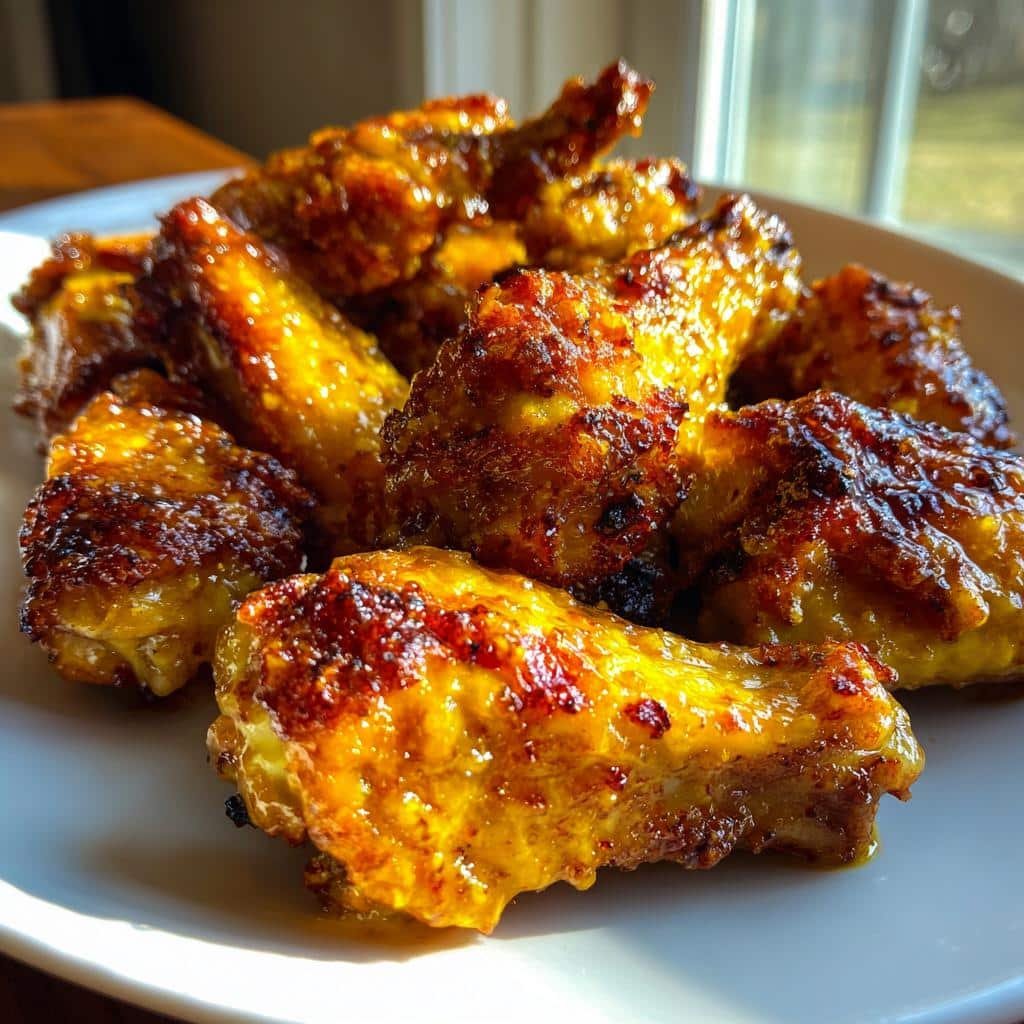 Carolina Mustard BBQ Air Fryer Wings