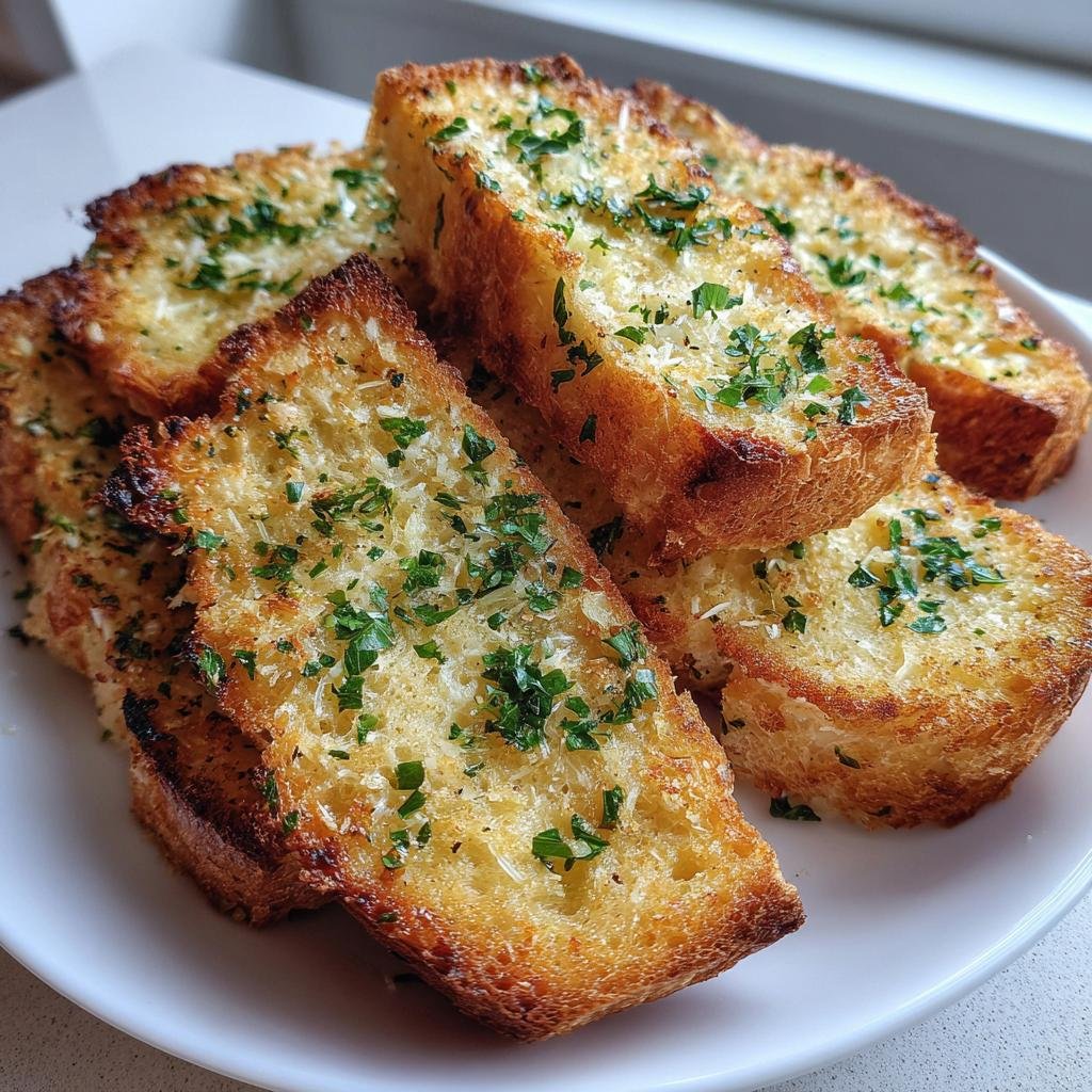 Crispy Air Fryer Garlic Bread