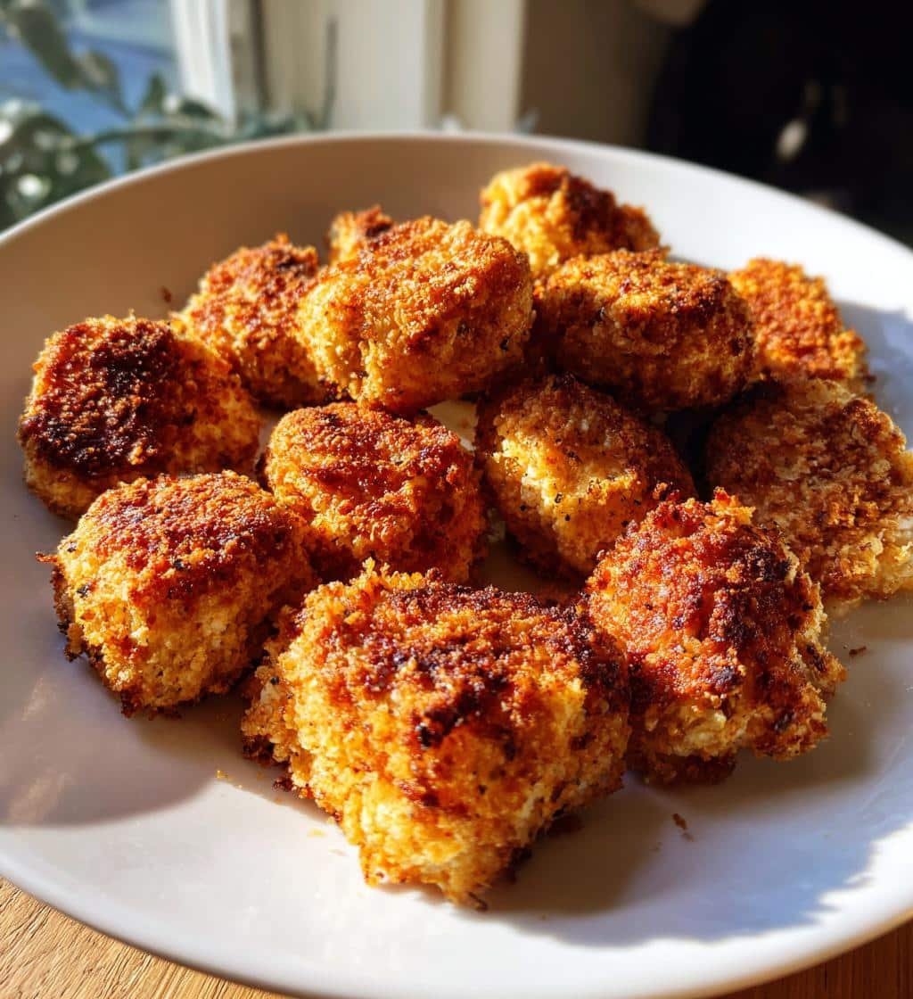 Crispy Sourdough Bread Crumb Air Fryer Nuggets - detail 1