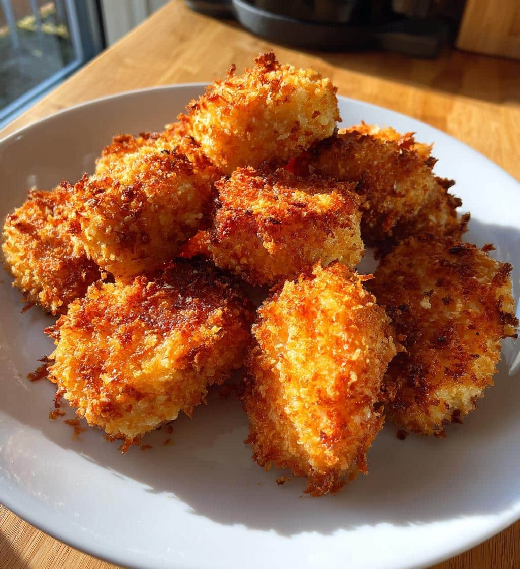 Crispy Sourdough Bread Crumb Air Fryer Nuggets