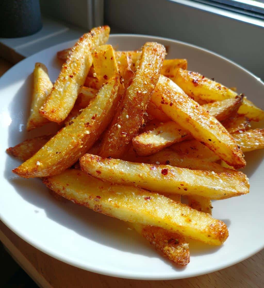 Delicious Air Fryer Crispy Parmesan Crusted Fries - detail 1
