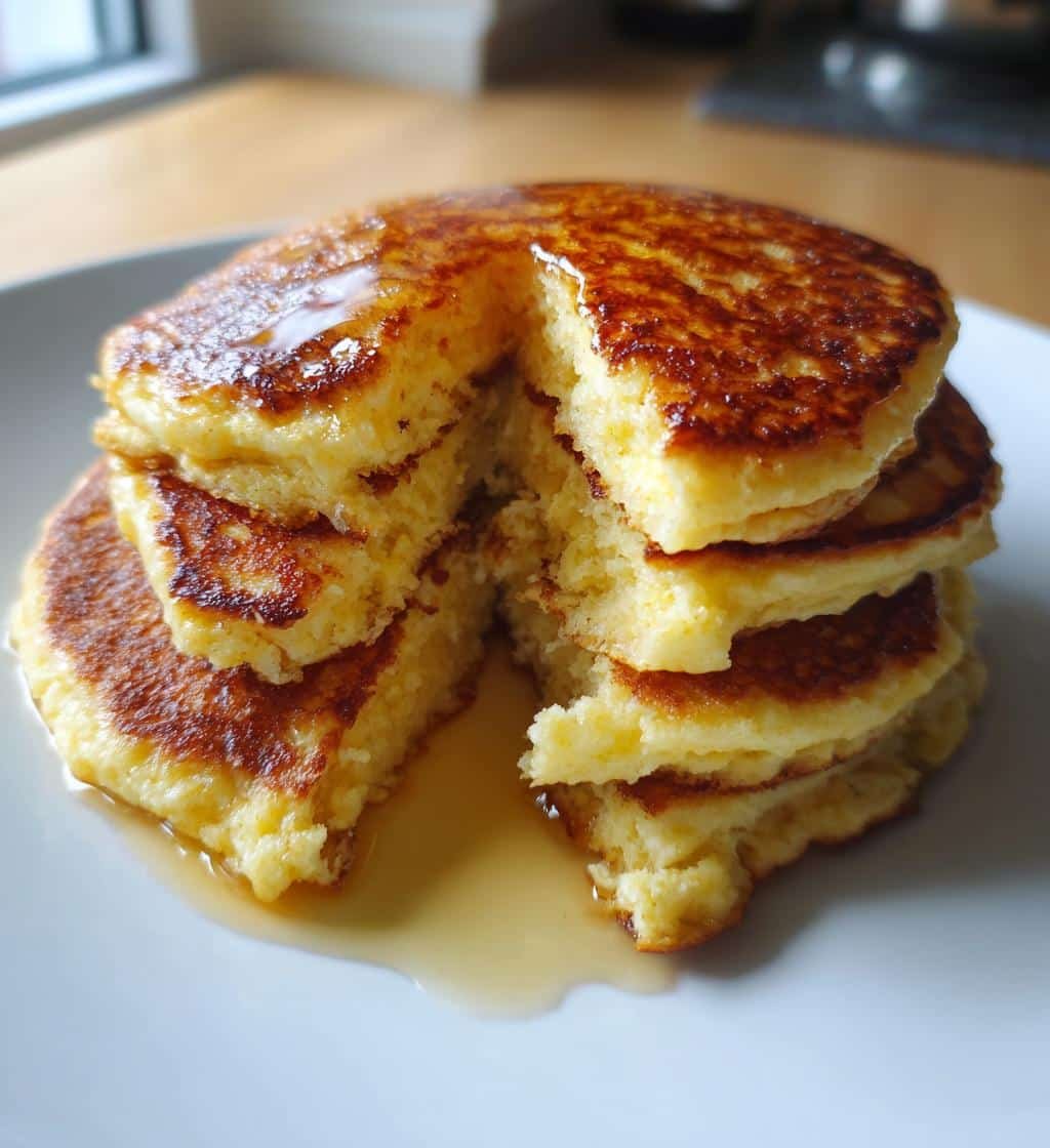Delicious Air fryer Healthy Flourless Cottage Cheese Pancakes