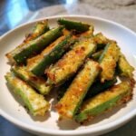 Delicious Air fryer Okra Chips