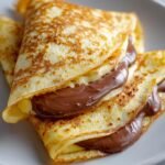 Easy Air Fryer Chocolate-Filled Crepe
