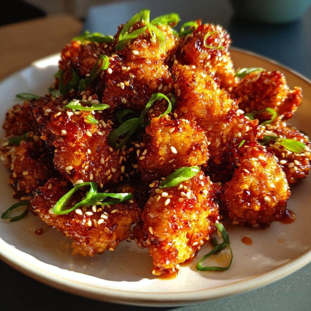 Easy Air Fryer Sesame Chicken Recipe