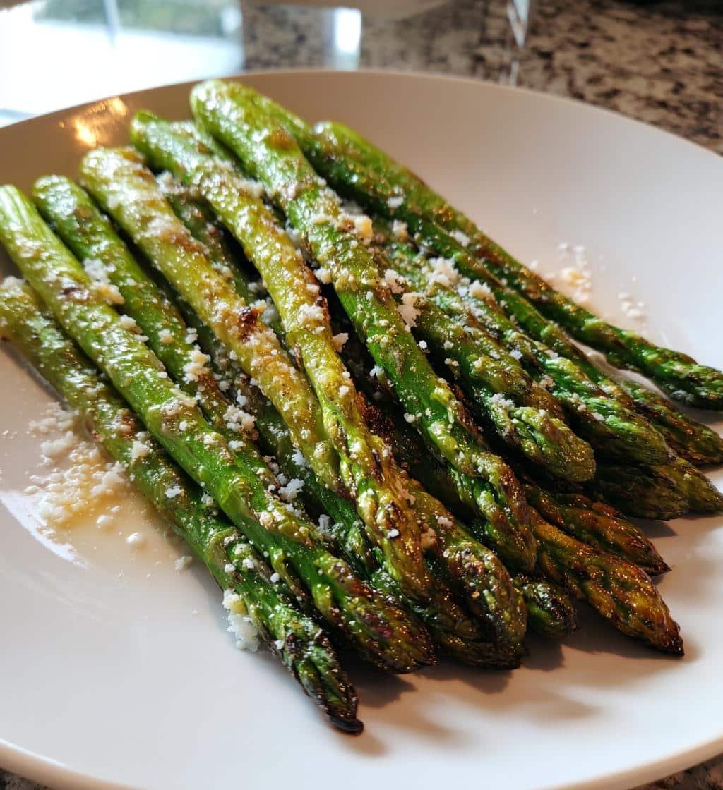 Easy Air fryer Garlic Butter Asparagus - detail 1