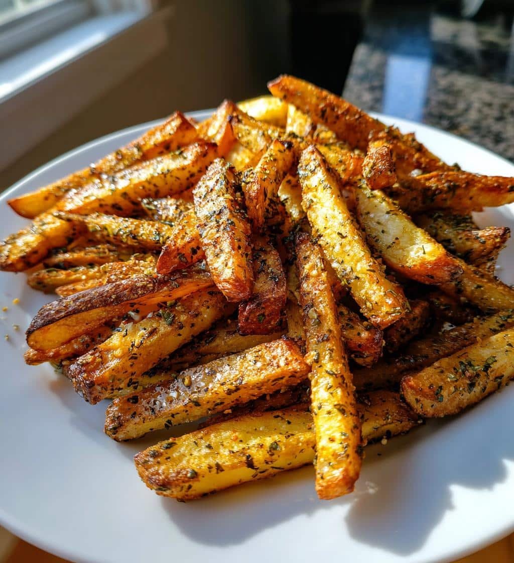 Easy Air fryer Herb Blend Italian Fries