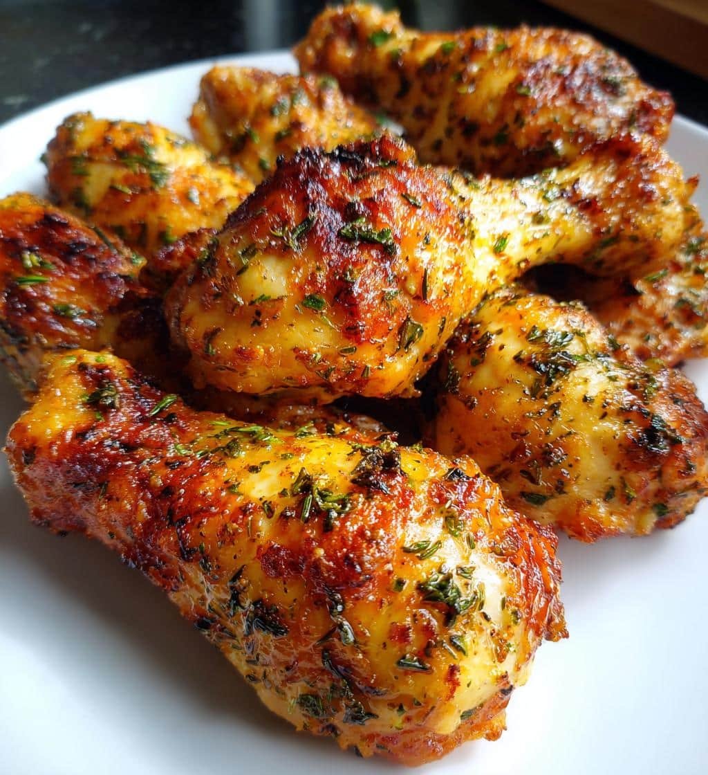 Garlic Butter Herb Air Fryer Drumsticks - detail 1