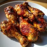 Garlic Butter Herb Air Fryer Drumsticks