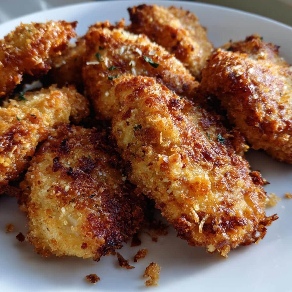 Garlic Parmesan Air Fryer Nuggets - detail 1