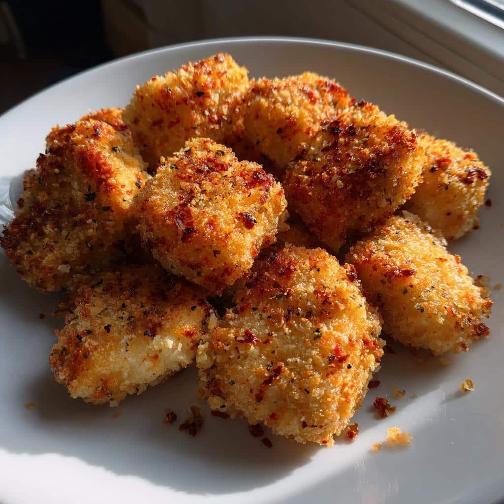 Garlic Parmesan Air Fryer Nuggets