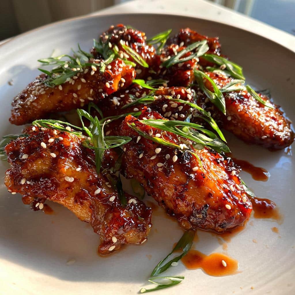 Gochujang Air Fryer Wings - detail 1