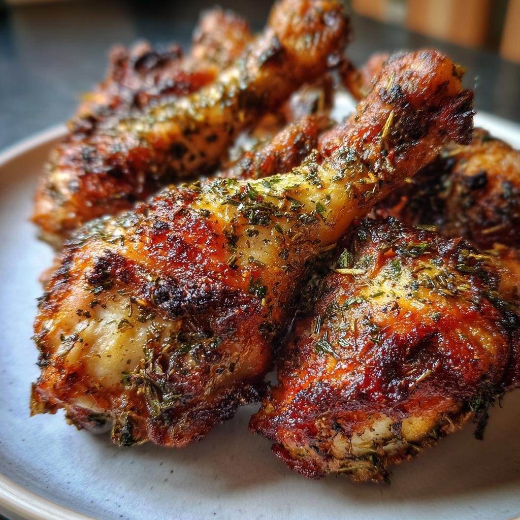 Greek Lemon Oregano Air Fryer Drumsticks
