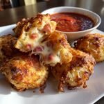 Ham & cheese pizza roll bites (air fryer)