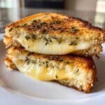 Herb-Crusted Air Fryer Grilled Cheese