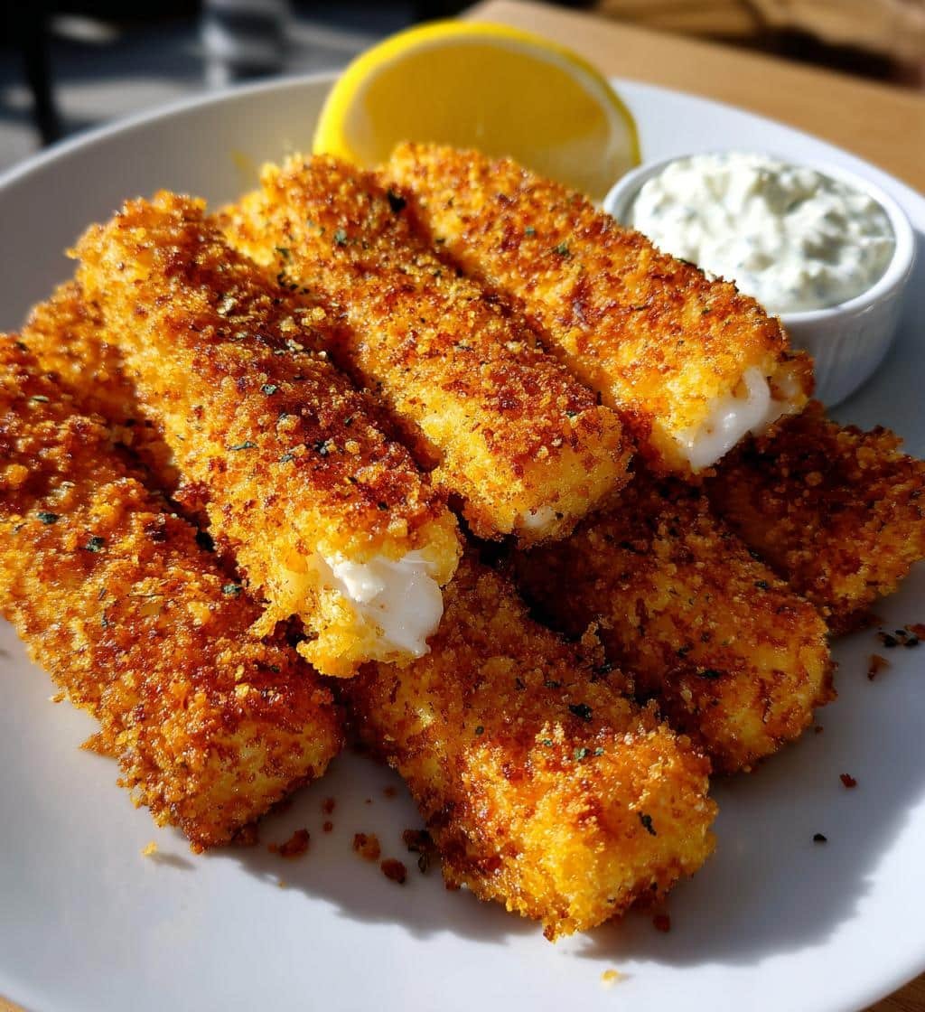 Homemade Air Fryer Cod Fish Sticks