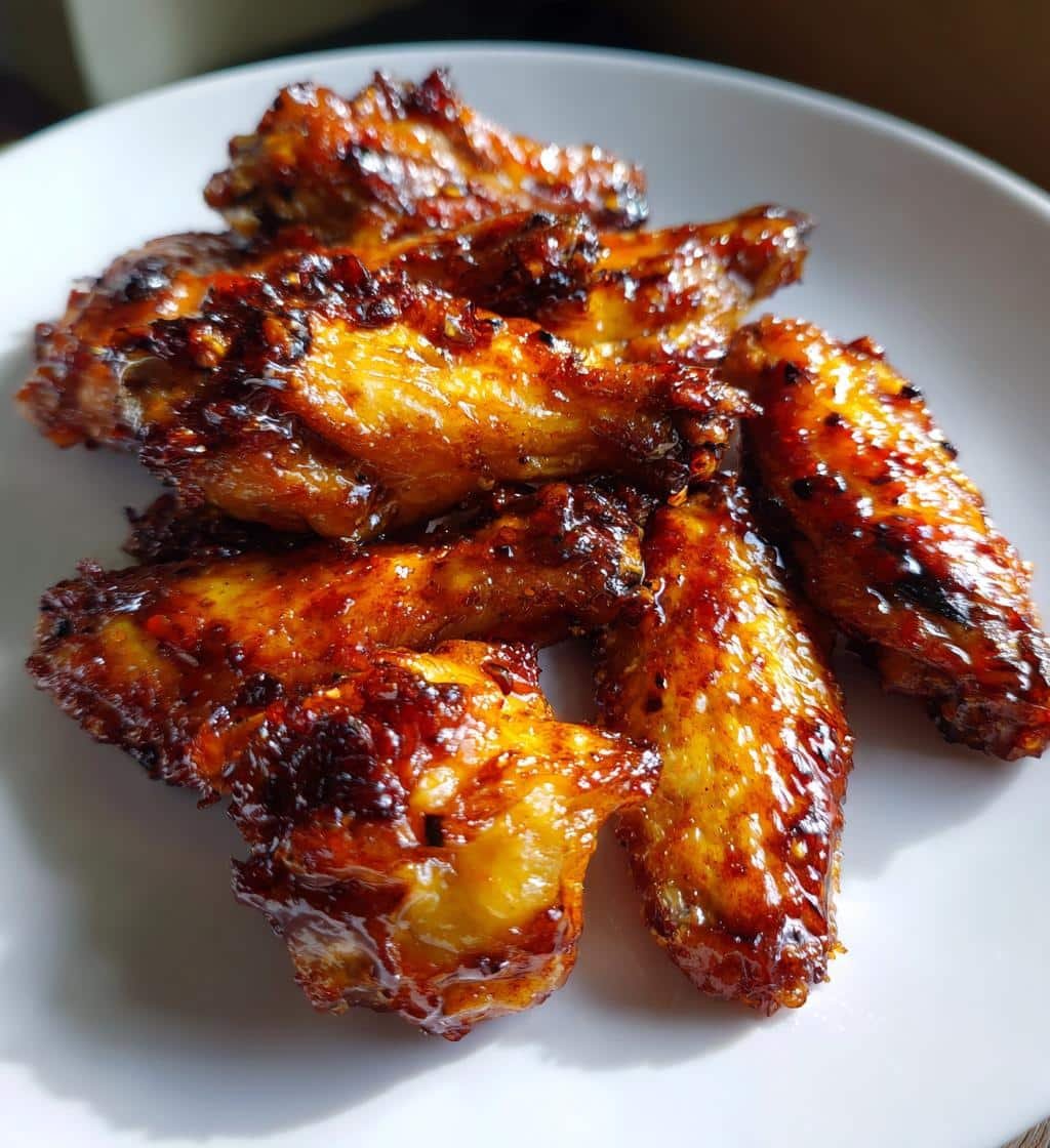 Homemade Air fryer Balsamic Glazed Air Fryer Wings