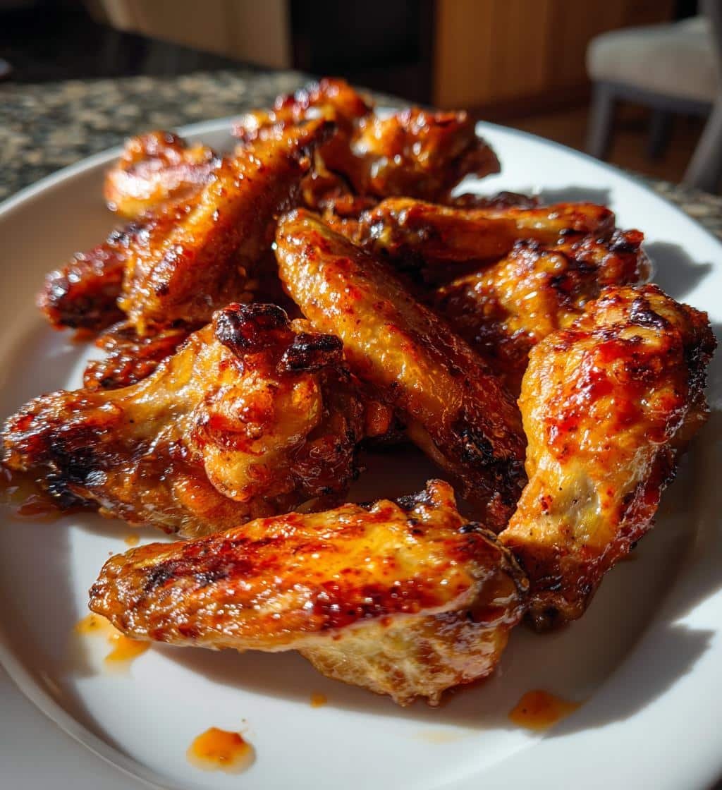 Honey Garlic Sriracha Air Fryer Wings - detail 1