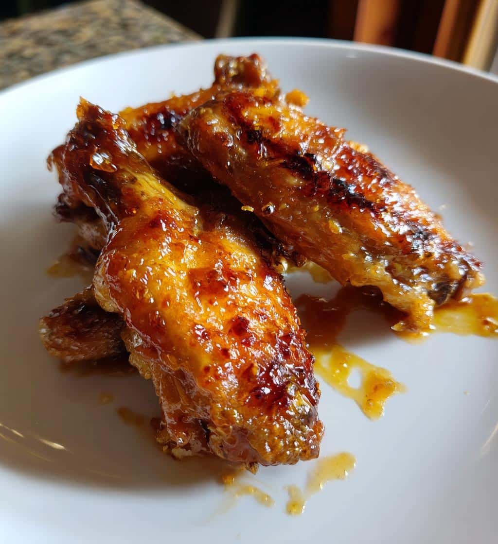 Honey Ginger Air Fryer Wings