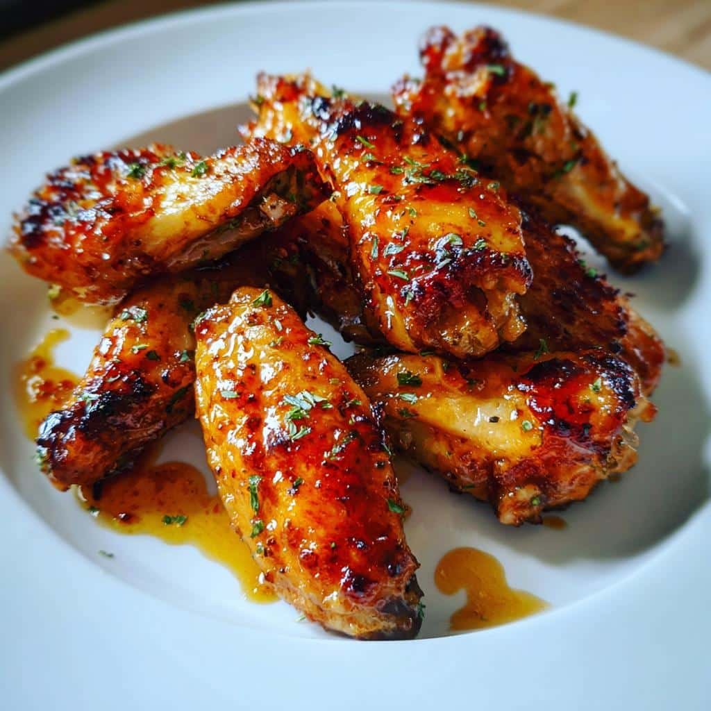 Honey Lime Air Fryer Wings - detail 1