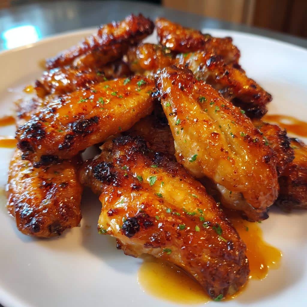 Honey Lime Air Fryer Wings