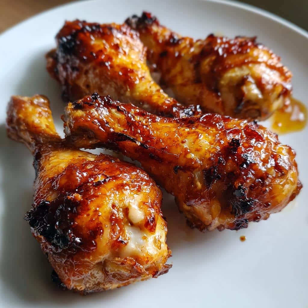 Hot Honey Air Fryer Drumsticks