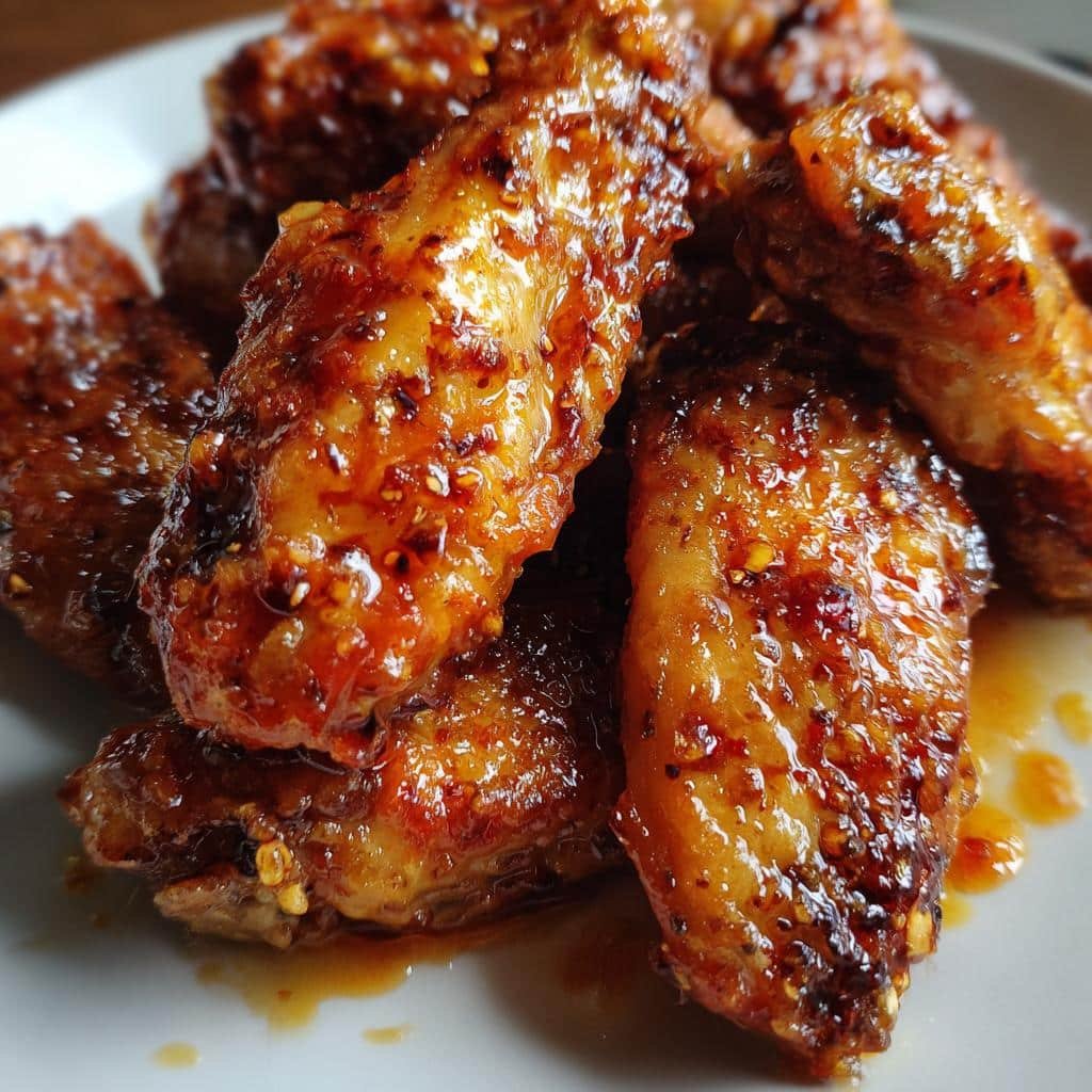 Hot Honey Air Fryer Wings - detail 1