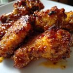 Hot Honey Air Fryer Wings