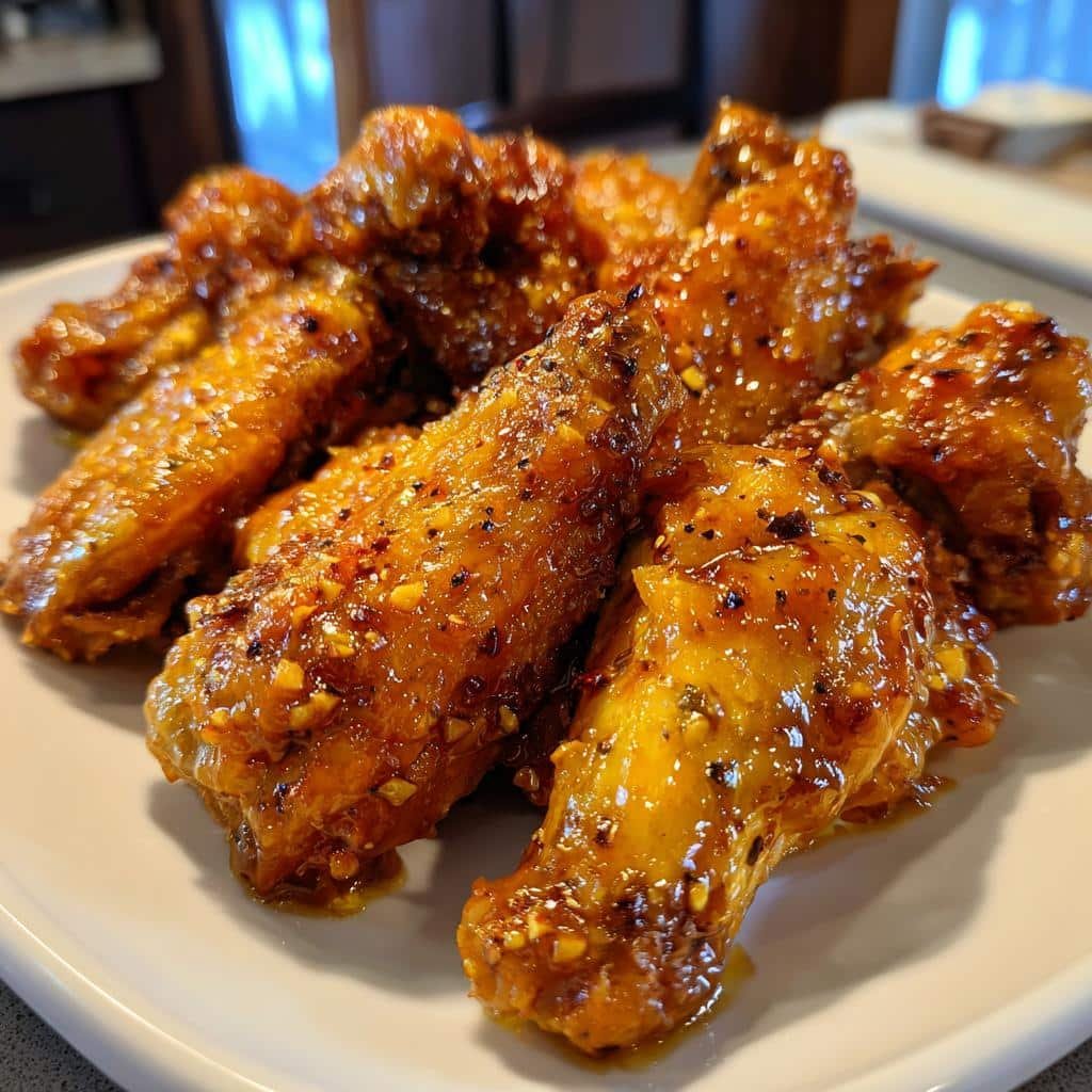 Irresistible Hot Honey Butter Air Fryer Wings in 35 Minutes 4 Hot Honey Butter Air Fryer Wings - detail 1