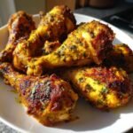 Indian Curry Coconut Air Fryer Drumsticks
