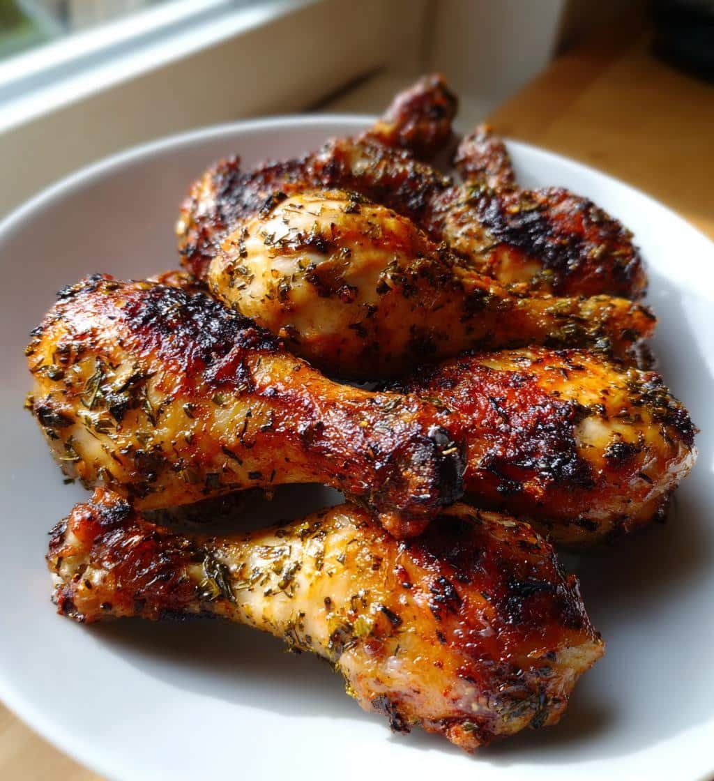 Italian Herb Butter Air Fryer Drumsticks