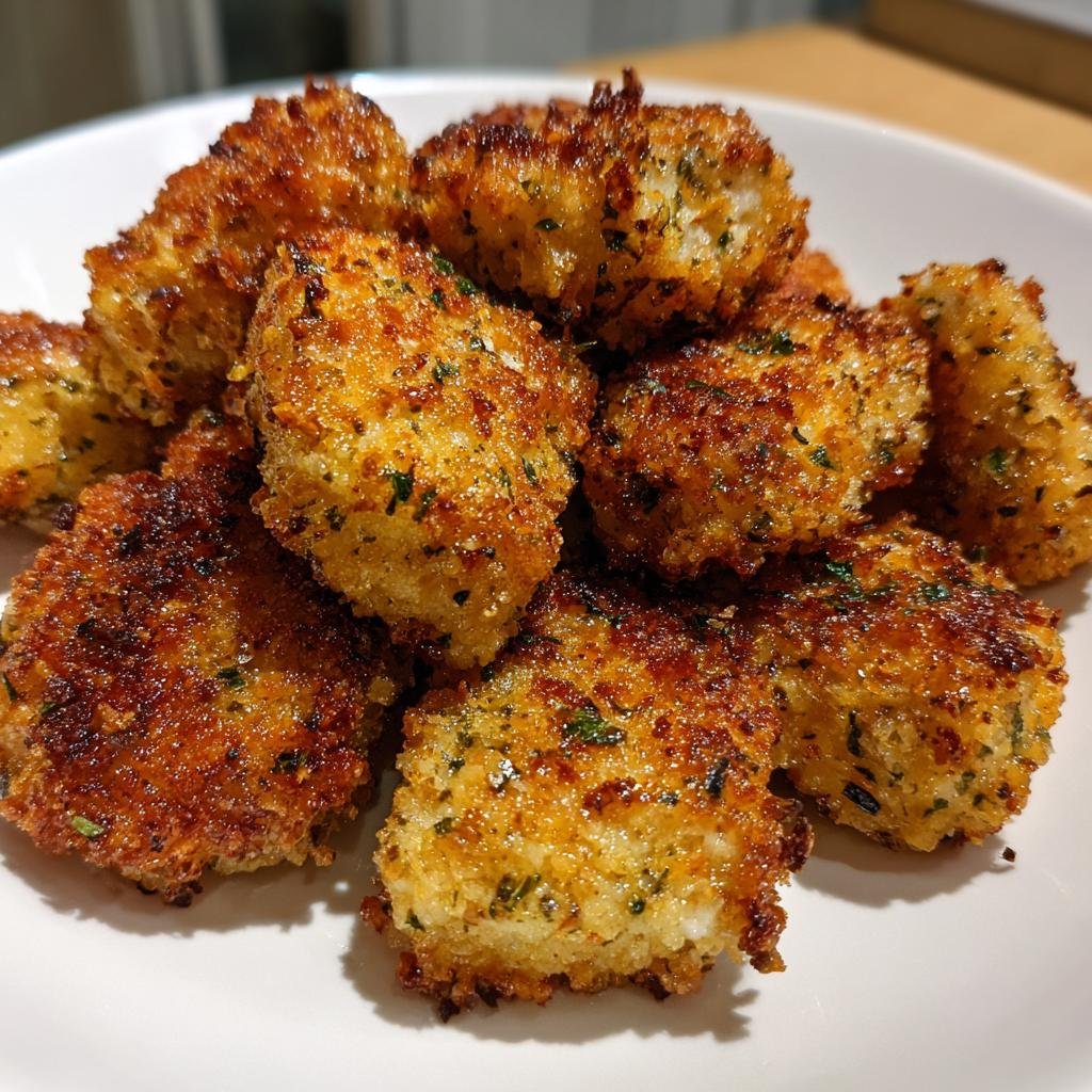 Lemon Herb Air Fryer Chicken Nuggets